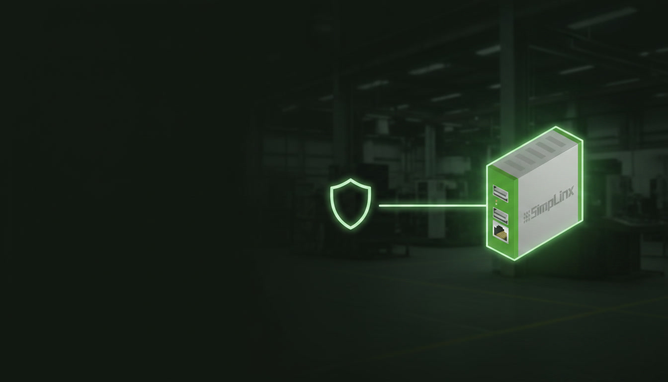 Simplinx SMX device — direct secure connection, no IT required